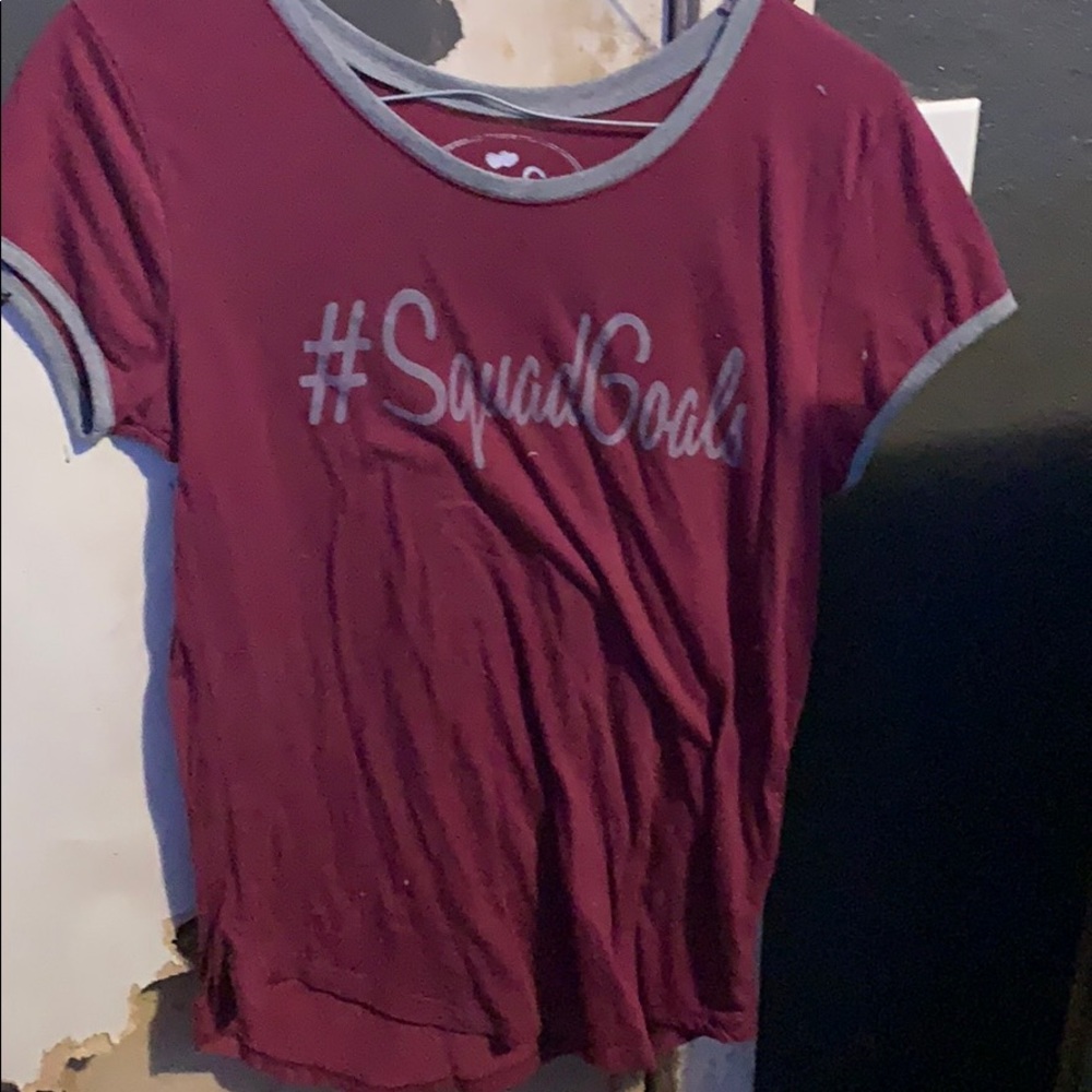Maroon shirt